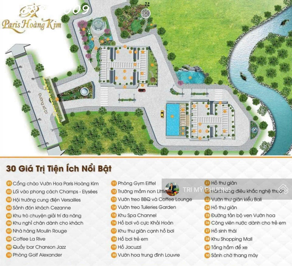 Hàng Hiếm Căn 3Pn - Chiết Khấu 8% - Miễn Phí Điều Hành 24 Tháng - Giá Gốc Cđt Paris Hoàng Kim, Q2