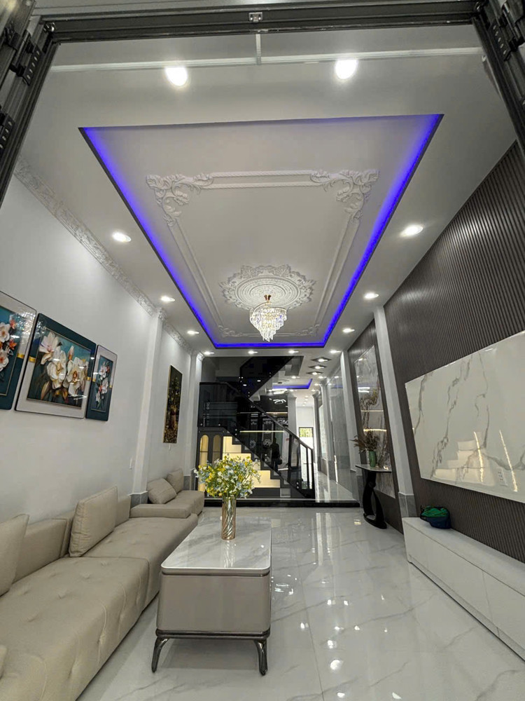 Nhà Mới 2 Tầng Hẻm Xe Hơi Huỳnh Tấn Phát Q7. 104M2-4Pn-6.350Ty