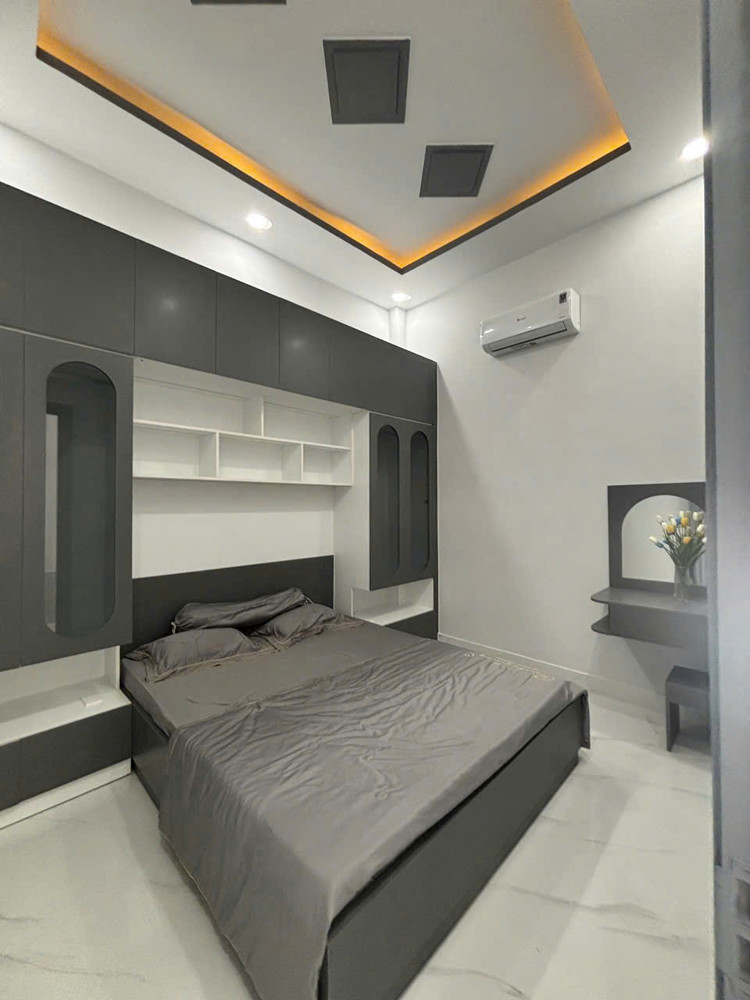 Nhà Mới 2 Tầng Hẻm Xe Hơi Huỳnh Tấn Phát Q7. 104M2-4Pn-6.350Ty