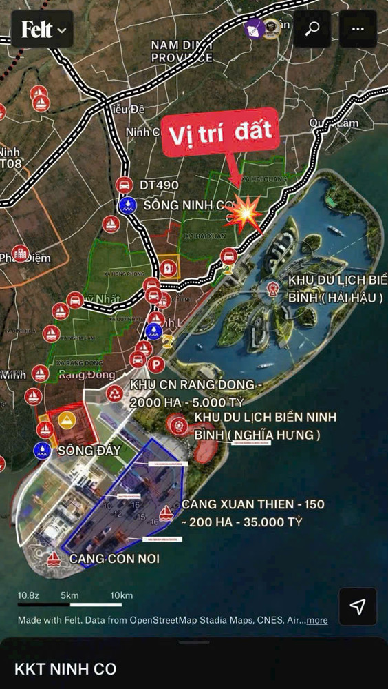 Cần Bán Đất Xã Hải Xuân, Hải Hậu, Diện Tích 95M², Chỉ 900 Triệu, Sẵn Sổ