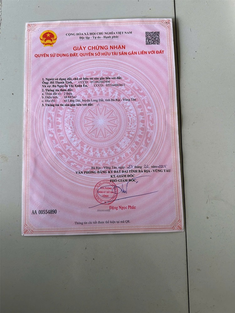Hót Hót Đất Đẹp – Giá Siêu Hời Chính Chủ Cần Bán Đất Tại Xã Láng Dài, Huyện Đất Đỏ, Tỉnh Bà Rịa –