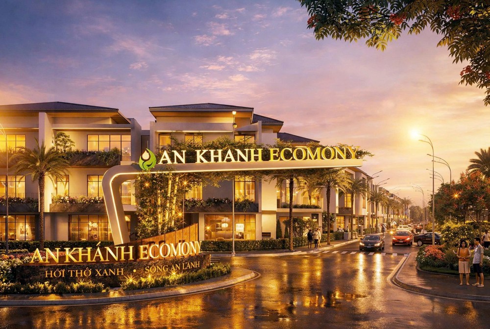Shophouse An Khánh Ecomony - Mặt Tiền Khủng 10M Kinh Doanh Cực Đỉnh - Vị Trí Vàng - Chỉ Từ 12 Tỷ