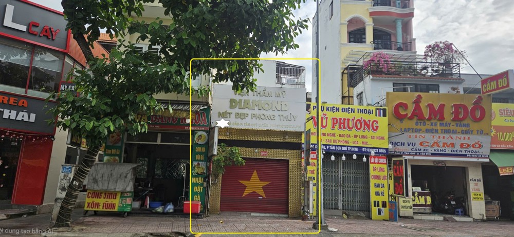 Cho Thuê Nhà Mặt Tiền Gò Dầu Q.tân Phú 72M², 22Triệu, Ngay Cạnh Chợ Tân Hương