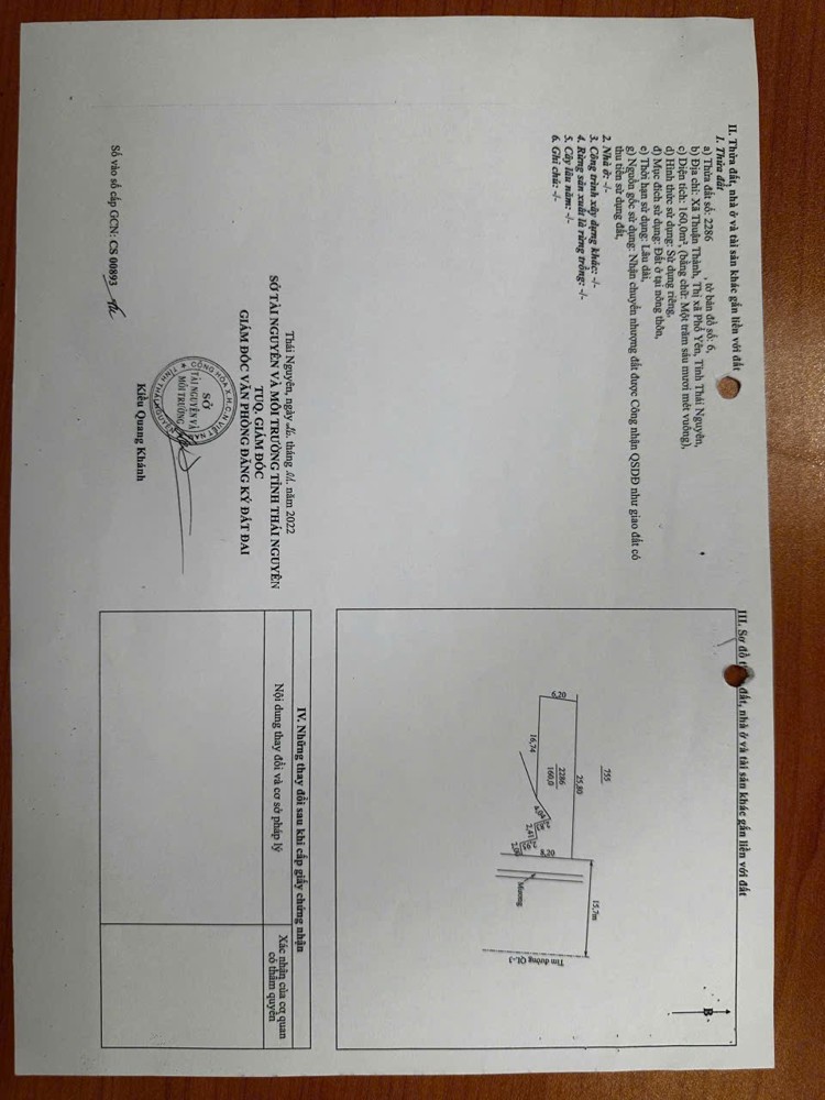 Đầu Tư Là Sinh Lời - Chính Chủ Cần Bán Lô Đất Mặt Tiền Xã Thuận Thành, Tx Phổ Yên, Thái Nguyên