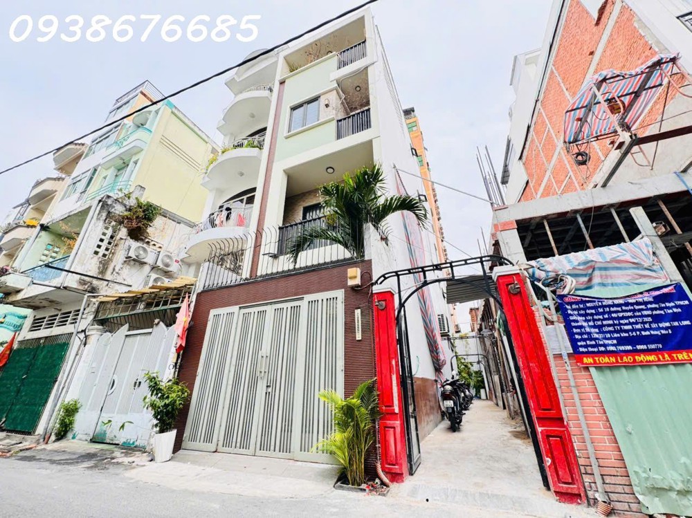 Bán Nhà 3 Mặt Tiền Đ.huyền Quang, Quận 1 (P.tân Định)- Nhà 5 Tầng Btct Mới- Dt 4M*16m Vuông Đẹp