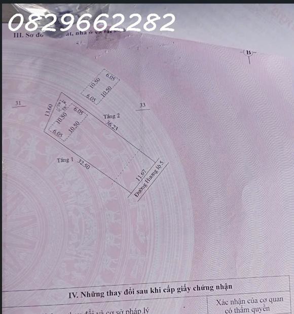 Bán Đất Thổ Cư 425M2 Đường Lê Hồng Phong, P.tân Phú Đông, Tp Sa Đéc, Đồng Tháp. Sổ Hồng, Hướng Đn