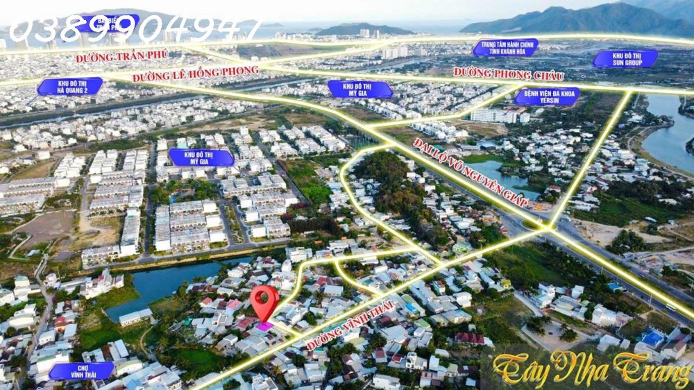 Nhà 2 Tầng Lại Còn Gara Ô Tô Trong Sân Tại Đường Vĩnh Thái, Phường Nam Nha Trang Chỉ 2,99 Tỷ