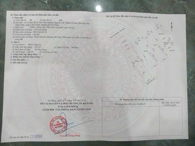 Cho Thuê Nhà 4 Tầng – Nguyễn Tất Thành, Liên Chiểu, Đà Nẵng