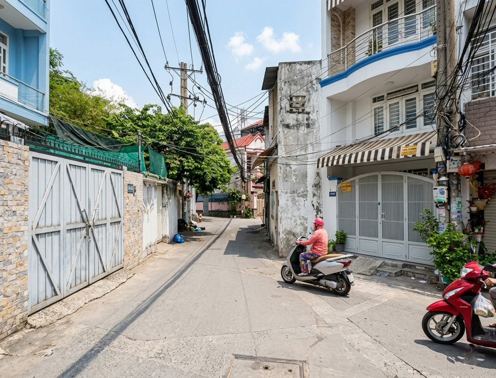 [K2442] Nhà 3 Tầng Hxh Lê Quang Định Sát Đh Văn Lang, Chỉ 1.X Tỷ!