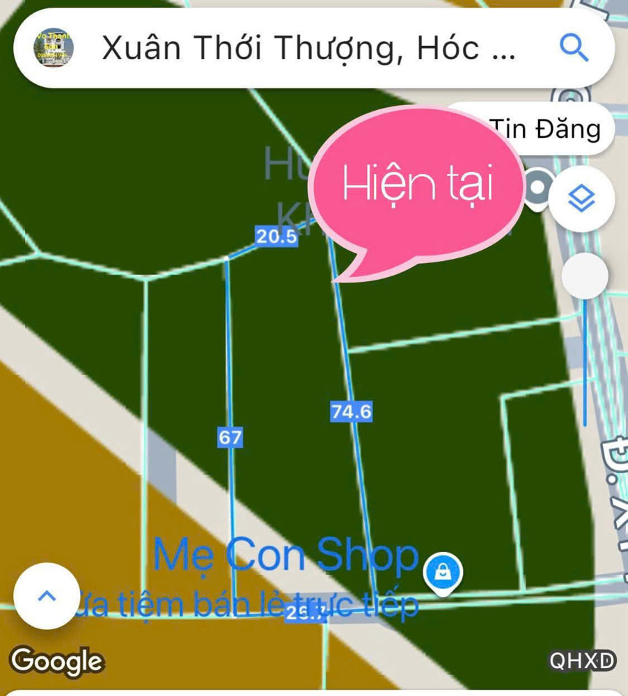 Quỹ Đất Vàng 1.092M2 Bà Điểm – Full Thổ Cư – Giá Chỉ 18 Triệu/m²