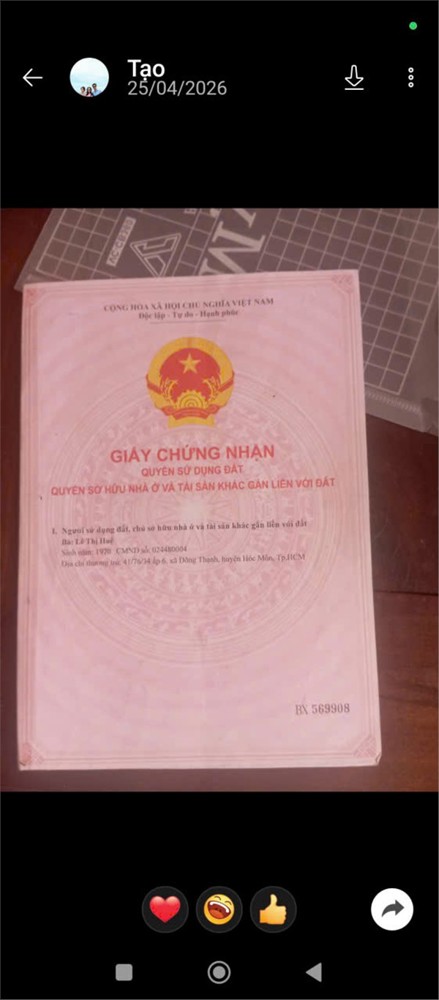 Nhà Đẹp – Giá Tốt- Chính Chủ Cần Bán Nhà Tại Xã Đông Thạnh, Huyện Hóc Môn, Tp Hồ Chí Minh