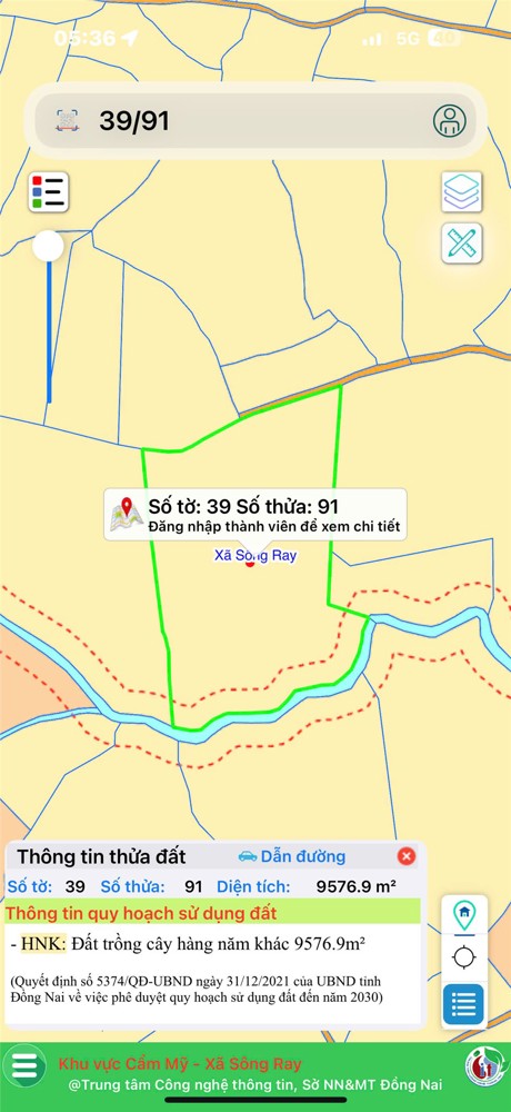 Vị Trí Đẹp - Đầu Tư Sinh Lời - Chính Chủ Cần Bán Lô Đất Xã Sông Ray, Cẩm Mỹ, Đồng Nai