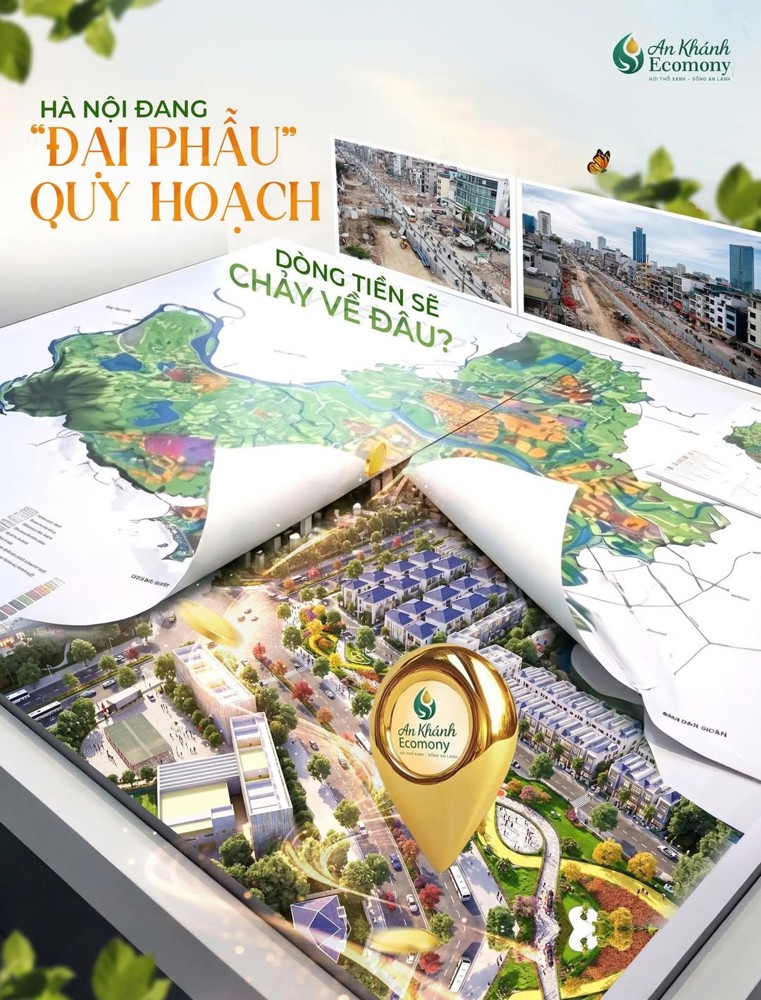 Bán Liền Kề Dự Án Ecomony Bác An Khánh Hướng Công Viên