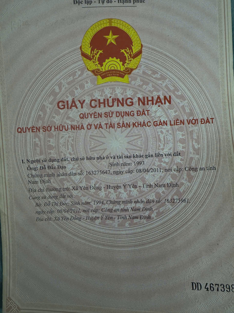 Chính Chủ Cần Bán Lô Đất Gần Khu Di Tích Đền Trần, Nam Định
