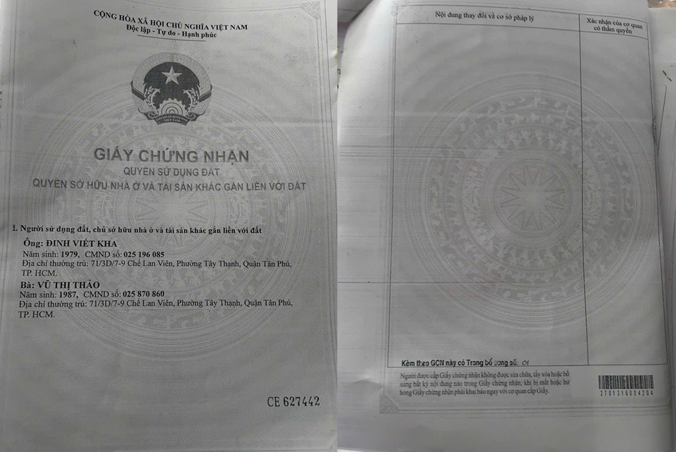 Nhà Siêu Đẹp - Chính Chủ Cần Bán Nhanh Căn Nhà Mặt Tiền Vị Trí Tại Quận Tân Phú, Tp Hcm