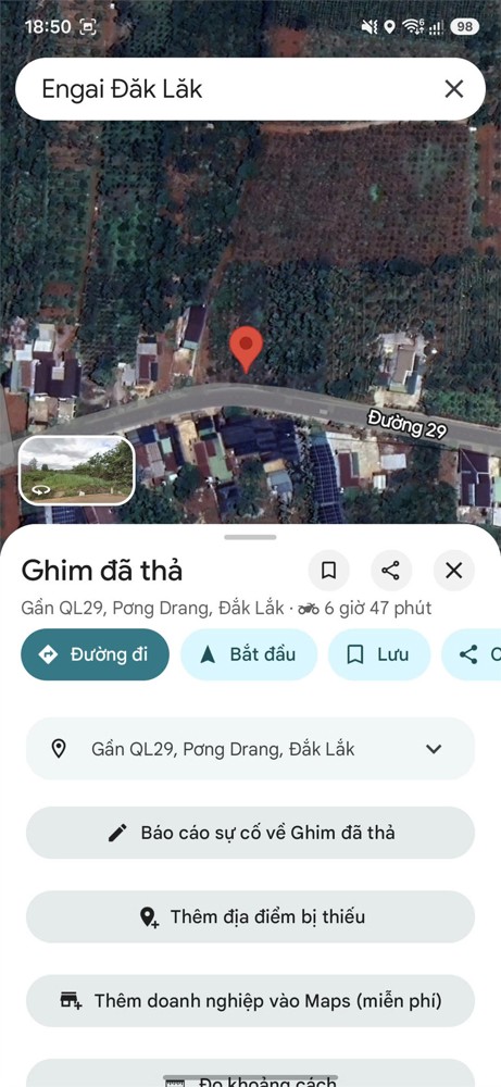 Hót - Lô Đất Đẹp - Giá Đầu Tư Cần Bán Tại Thôn 2 , Quốc Lộ 29, Xã Ea Ngai, Krông Búk, Đắk Lắk