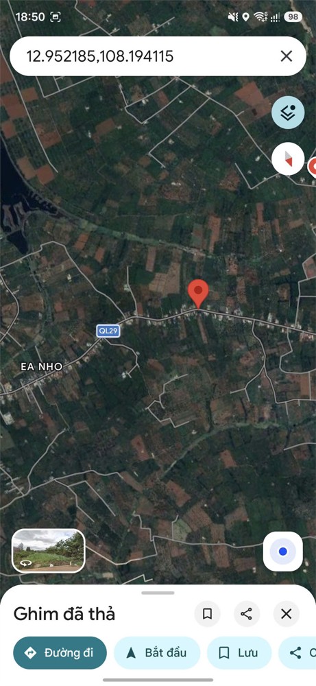 Hót - Lô Đất Đẹp - Giá Đầu Tư Cần Bán Tại Thôn 2 , Quốc Lộ 29, Xã Ea Ngai, Krông Búk, Đắk Lắk