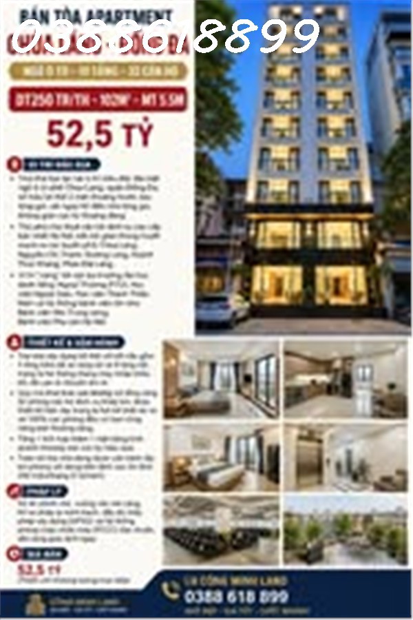 Bán Tòa Apartment Chùa Láng - Đống Đa - Ngõ Ô Tô - 10 Tầng - 32 Căn Hộ - Dt250 Tr/th - 102M² - Mt