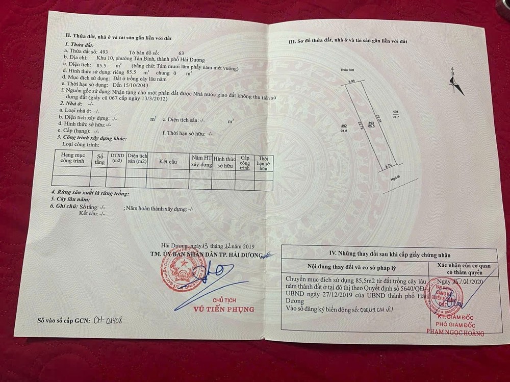 Sở Hữu Ngay Lô Đất Đẹp - Giá Tốt - Cần Bán Nhanh 2 Lô Đất Liền Kề Vị Trí Tại Phường Tân Bình - Tp