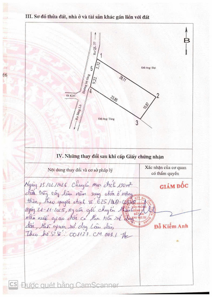 Chính Chủ Bán Lô Đất Đẹp Tại Xã Thái Bình, Yên Sơn, Tuyên Quang