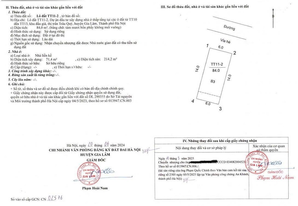 Chính Chủ Bán Nhà 5 Tầng + 1 Sân Thượng, Thang Máy Hiện Đại – Khu Đô Thị 31Ha, Trâu Quỳ, Gia Lâm,