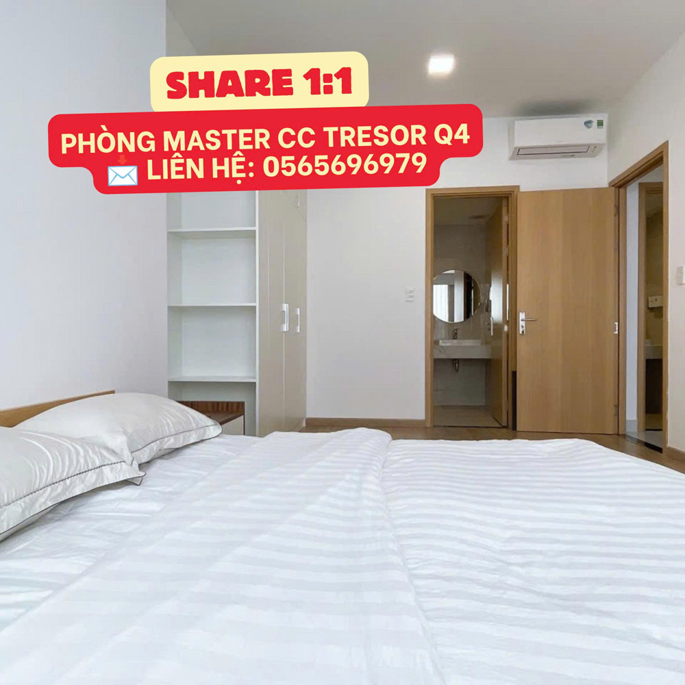 Tìm Bạn Nữ Nhân Viên Văn Phòng Ở Ghép Căn Hộ Master The Tresor Quận 4