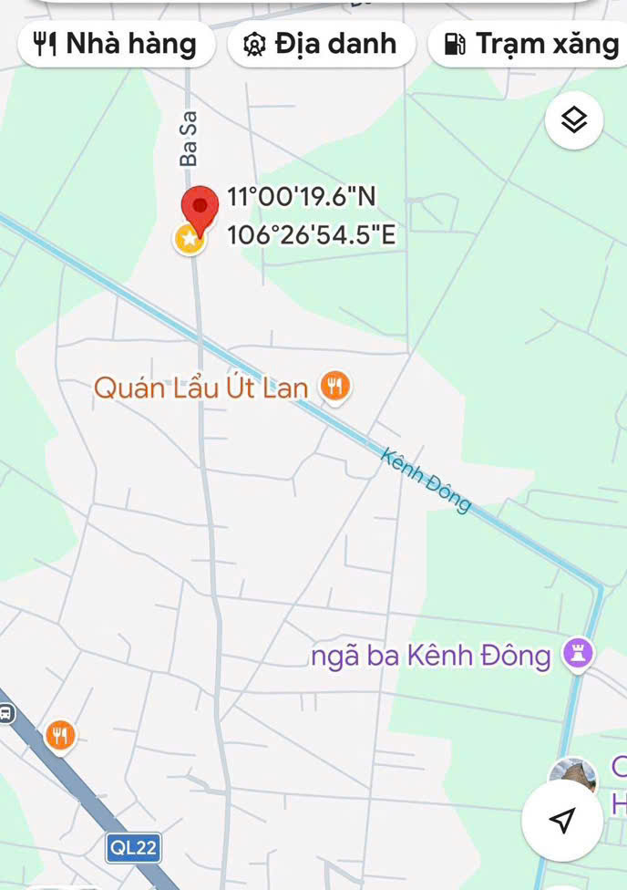 Mặt Tiền Ba Sa, Tân An Hội – Full Thổ Cư 534M² – Giá Chỉ 12,9 Triệu/m²