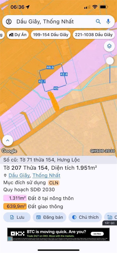 Đầu Tư Là Sinh Lời - Chính Chủ Bán Lô Đất Full Sổ Hồng Xã Hưng Lộc, Thống Nhất, Đồng Nai