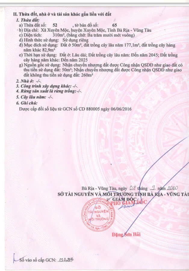 Cơ Hội Đầu Tư Giá Tốt Chỉ 1,8 Tỷ Sở Hữu Ngay Đất Nền 500M² Hồ Tràm, Hồ Chí Minh
