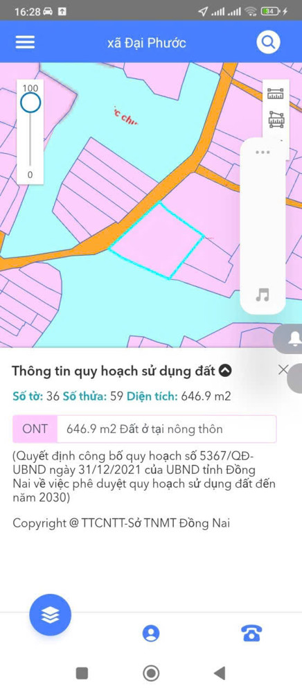 * Nhà Bán Tại Đường Lý Thái Tổ, Đại Phước, Đồng Nai. Diện Tích 646M²
