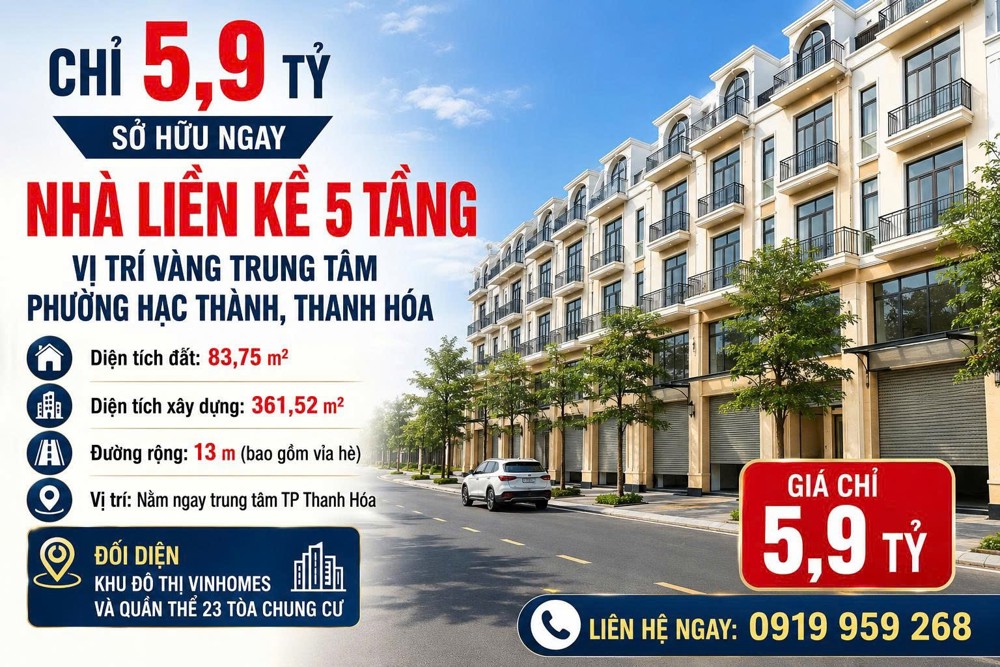 Liền Kề, Shophouse Cuối Cùng - Central Riverside. Tt 50% Nhận Nhà. Cđt: 09666 343 969