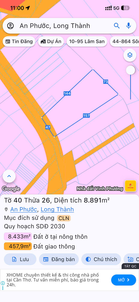 Đất Mặt Tiền An Phước – Long Thành