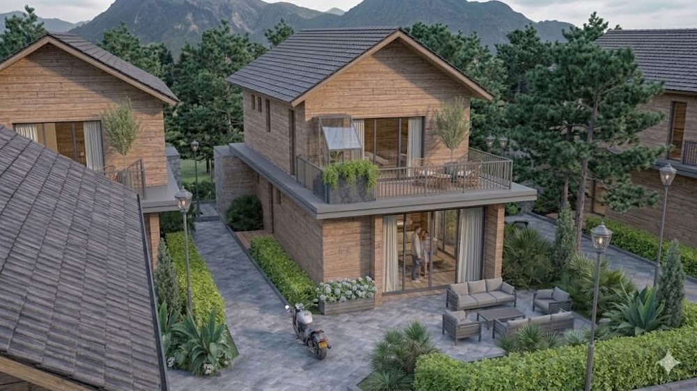 Bán Villas Chuẩn Nghĩ Dưỡng Gần Hồ Ngọc Bảo Lộc - Full Nội Thất Chỉ 3 Tỉ