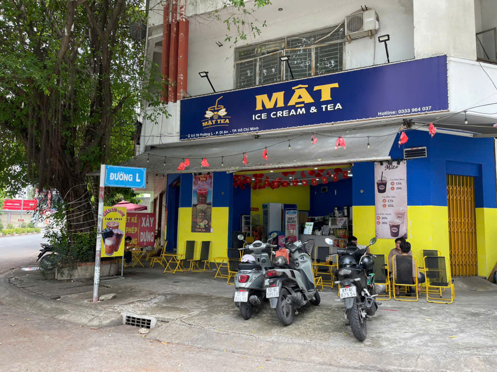 Bình Dương, Quán Cafe - Trà Sữa - Kem , Sang Chỉ : 168 Tr, Góc 2 Mt ( 11M X 13M ) Sát 3 Trường