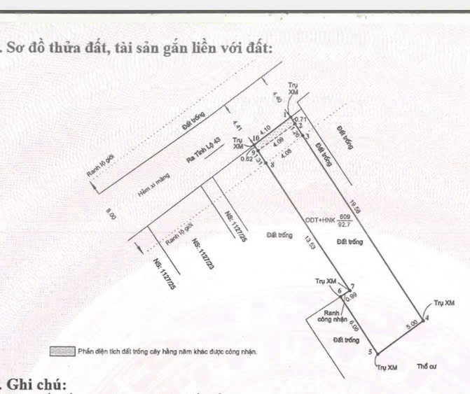 Lô Đất Đẹp, Nở Hậu Tam Bình - 140M2 (90M2 Thổ Cư) – Nhỉnh 4 Tỷ – Đường Thông Thoáng 6M