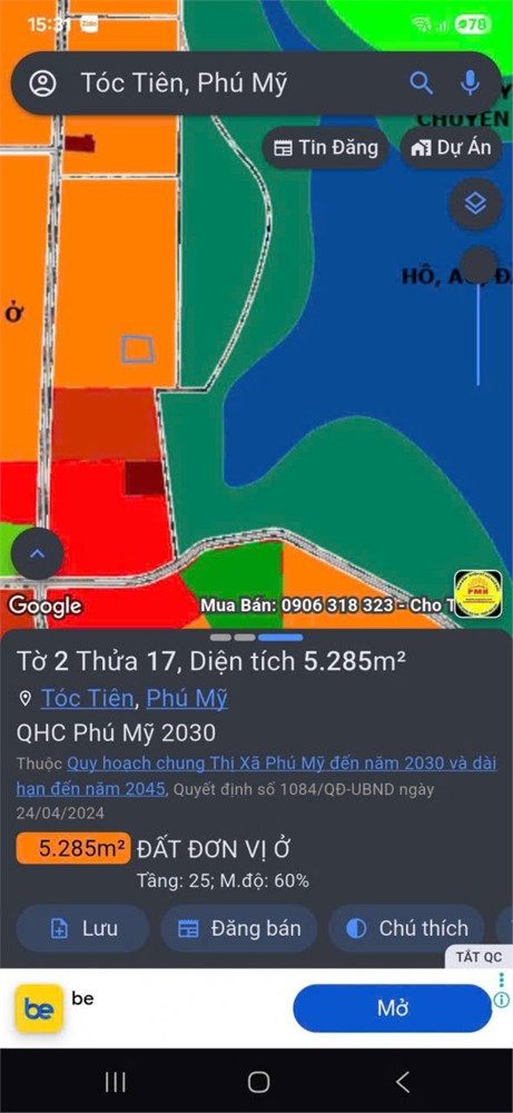 Bán Đất 5.285M² – Sẵn 1.000M² Thổ Cư – Vị Trí Chiến Lược Kết Nối Sân Bay Long Thành - Cảng Cái Mép