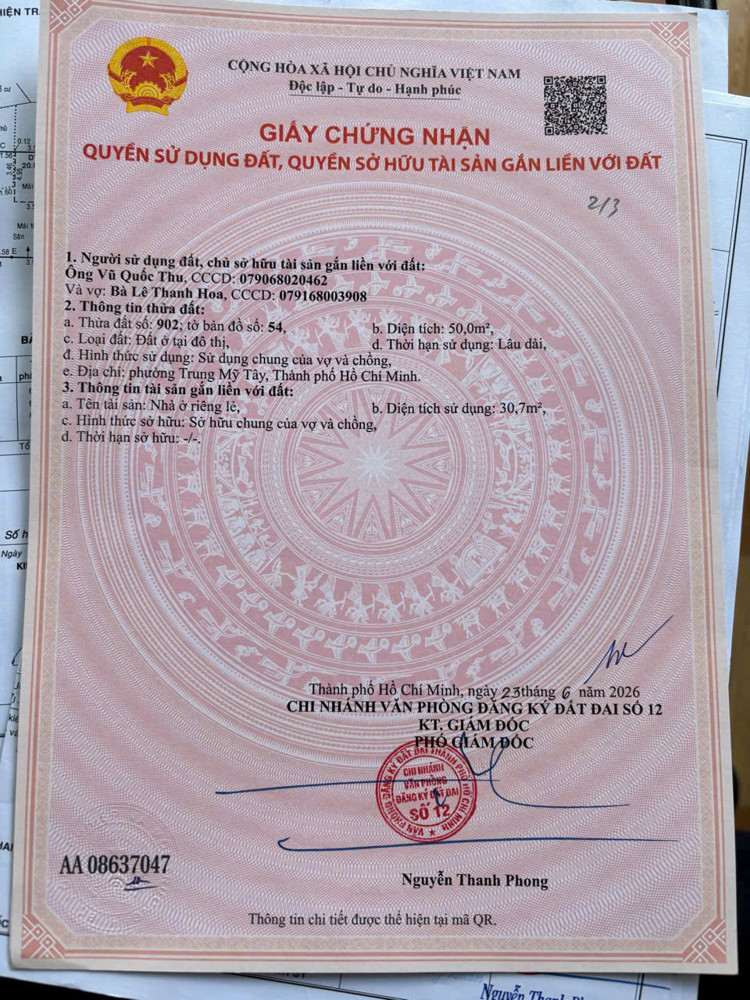 Bán Đất 1 Sẹc Đường Nguyễn Ảnh Thủ – Vị Trí Đẹp, Giá Hấp Dẫn