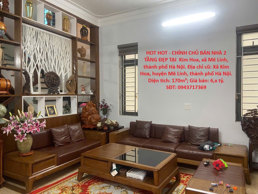 Hot Hot - Chính Chủ Bán Nhà 2 Tầng Đẹp Tại Kim Hoa, Xã Mê Linh, Thành Phố Hà Nội