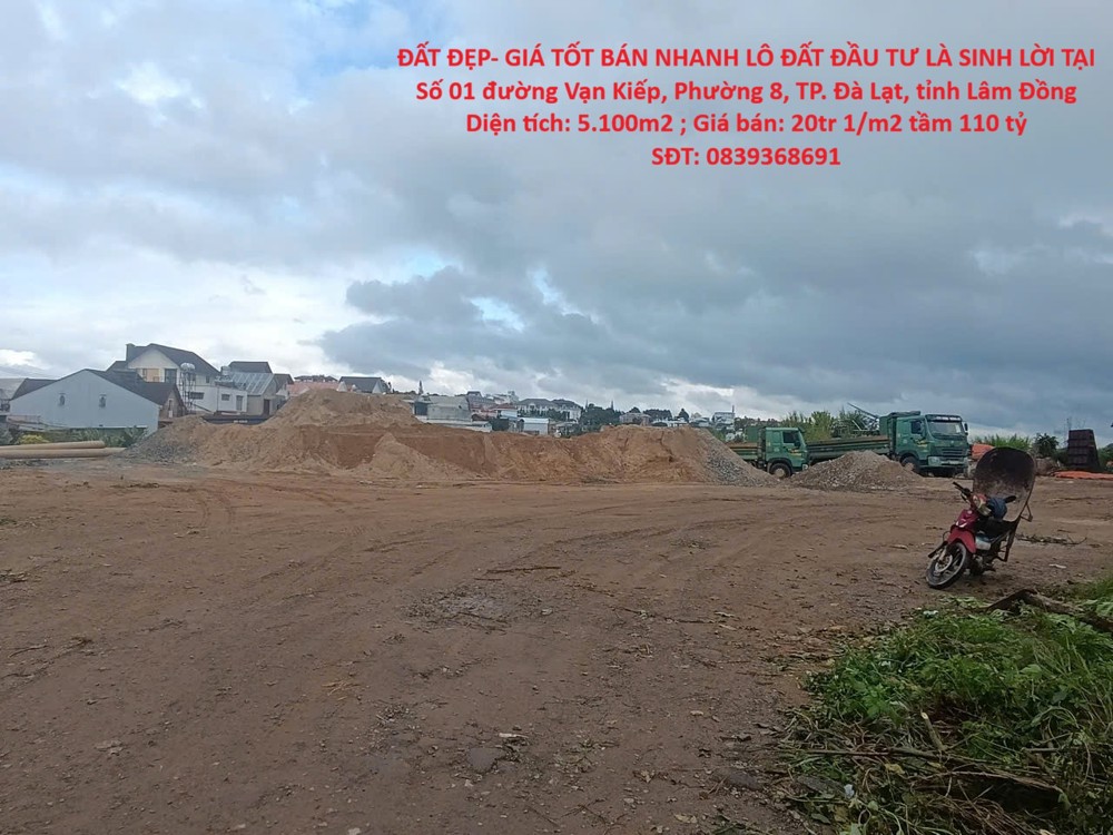 Đất Đẹp- Giá Tốt Bán Nhanh Lô Đất Đầu Tư Là Sinh Lời Tại Tp. Đà Lạt, Tỉnh Lâm Đồng