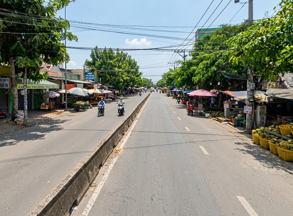 [D2637] Nhà Mặt Tiền Kinh Doanh Sầm Uất Sát Chợ Đầu Mối Hóc Môn – Giá 22.X Tỷ