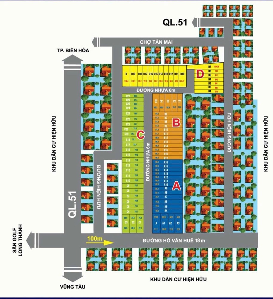 Đất Đẹp – Giá Tốt- Chính Chủ Cần Bán Đất Tại Phường Phước Tân, Tp Biên Hoà, Tỉnh Đồng Nai