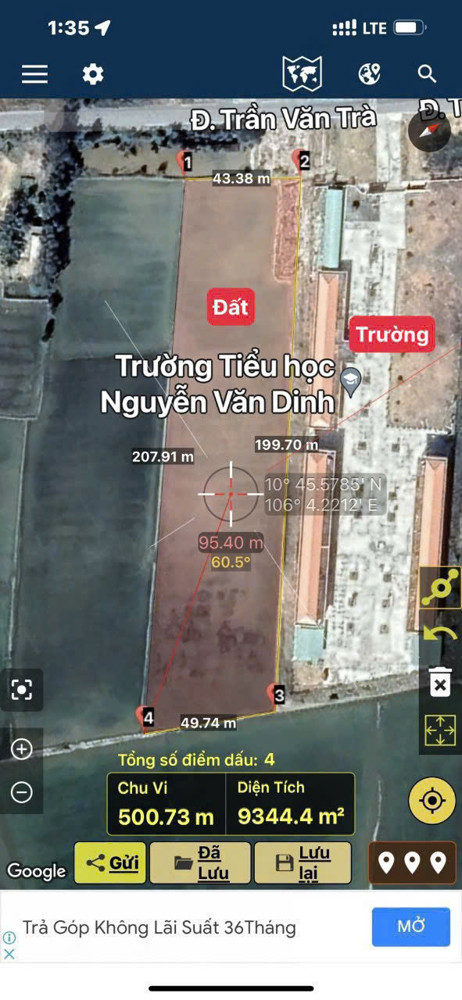 Chính Chủ Cần Bán Đất Mặt Tiền Đường Nhựa – Vị Trí Đẹp, Tiềm Năng Đầu Tư Cao - Tại Xã Mộc Hoá, Tỉnh