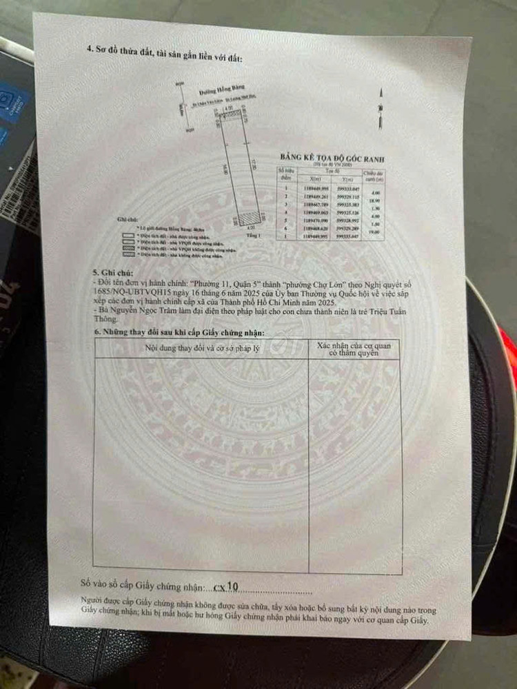 Chính Chủ Bán Nhà Mặt Tiền Đường Hồng Bàng, Quận 5 - 1 Gác, 3 Lầu, Sân Rộng - Gần Đại Học Y Dược