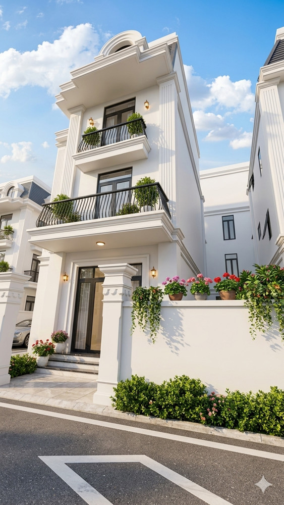 Bán Biệt Thự Việt Hưng 76M2- 3 Tầng Thô- 3 Mặt Thoáng- 13.2 Tỷ