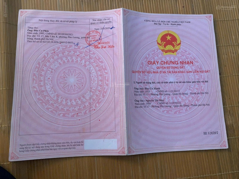 Bán Nhà Riêng Tại Tổ Dân Phố Bắc Lãm 8, Đường Thượng Mạo, Phú Lương, Hà Đông, 115 Triệu/m2