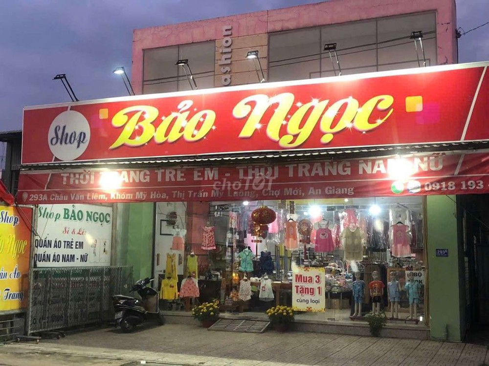 Cho Thuê Mặt Bằng Kinh Doanh Trung Tâm Mỹ Luông – Vị Trí Đẹp, Sẵn Cửa Kính, Kinh Doanh Ngay