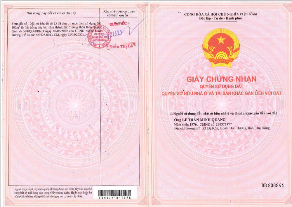 Chính Chủ Bán Đất Đẹp Xã Đa Ròn – Lâm Đồng