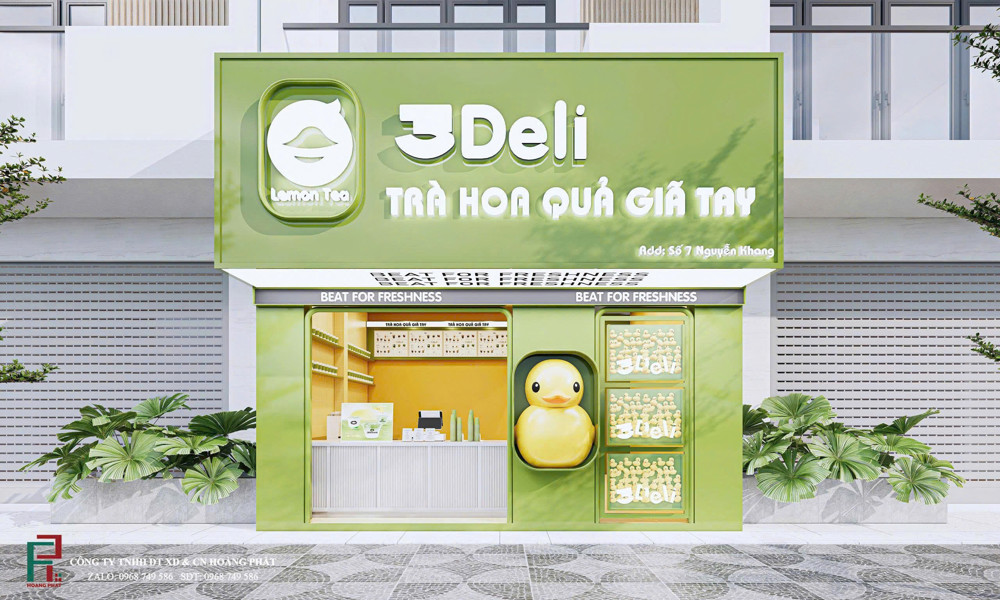 Sang Nhượng Cửa Hàng Trà Hoa Quả Giã Tay – Vào Là Kinh Doanh Ngay Tại Cầu Giấy, Hà Nội