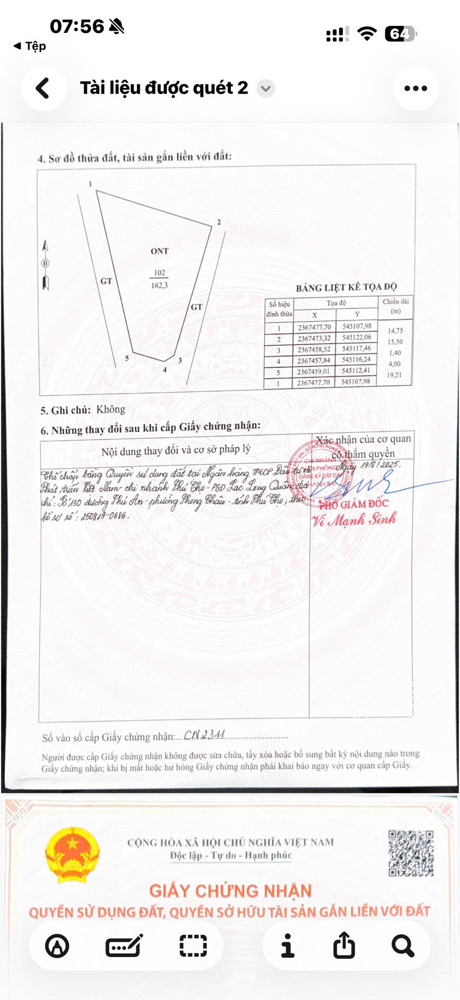 Hot Hot – Chính Chủ Cần Bán 2 Lô Đất Tại Tx. Phú Thọ Và H. Thanh Ba, Tỉnh Phú Thọ