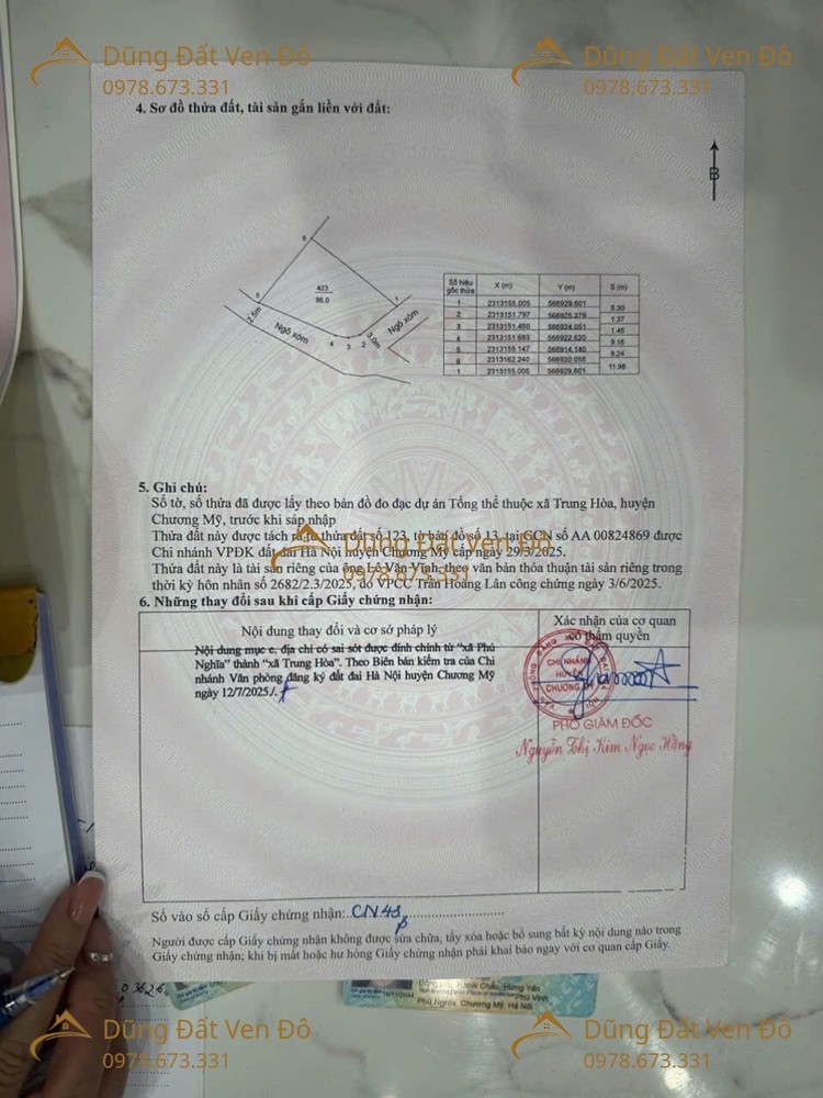 86M Trung Hòa-Chương Mỹ-Hà Nội